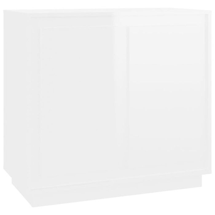 VidaXL Buffet High-gloss White 80x34x75 Cm Engineered Wood 819886
