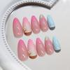 Summer Manicure Patch Removable Nail Fake Nail Three-Dimensional Shell Starfish Wearing Nail Manicure Diamond 24 Pieces