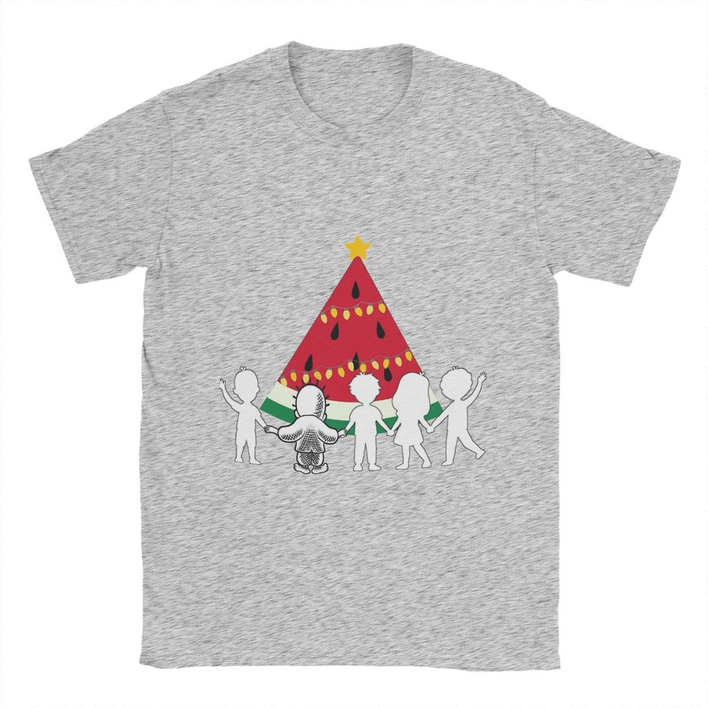 Handala Men's T Shirt  Funny Tees Short Sleeve O Neck T-Shirts Cotton Printing Tops