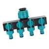Hose Connector Splitter 1 In 4 Out ABS Garden Hose Pipe Splitter for Yard and  