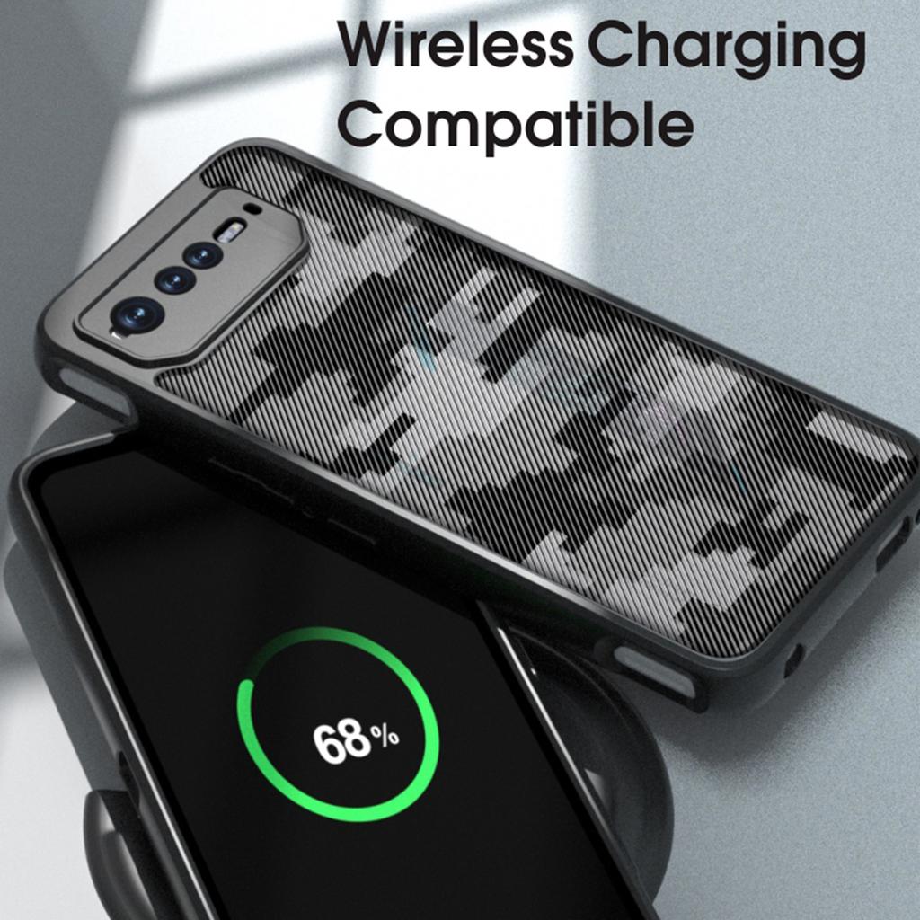 IBMRS Чехол для Asus ROG Phone 6 5G/Phone 6 Pro 5G/Phone 6D 5G Жесткая ПК задняя панель+Мягкая ТПУ рамка Защитная крышка