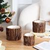 Bark Flower Pot: Creative Dried Flower Arrangement and Succulent Decoration for Christmas and Teacher's Day