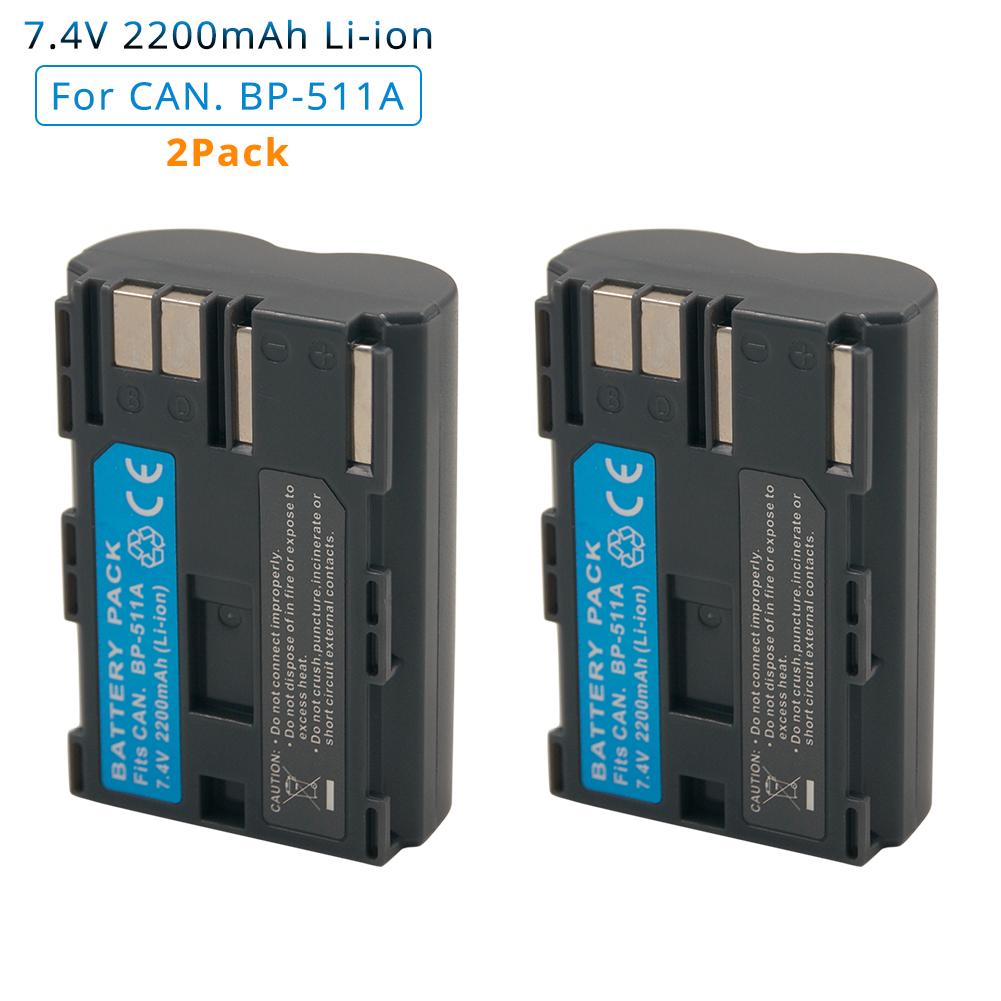 Pared Cargador De Batería Para Canon BP511 BP-511 Powershot G1 G2 G3 G5 G6 RPO 90 es