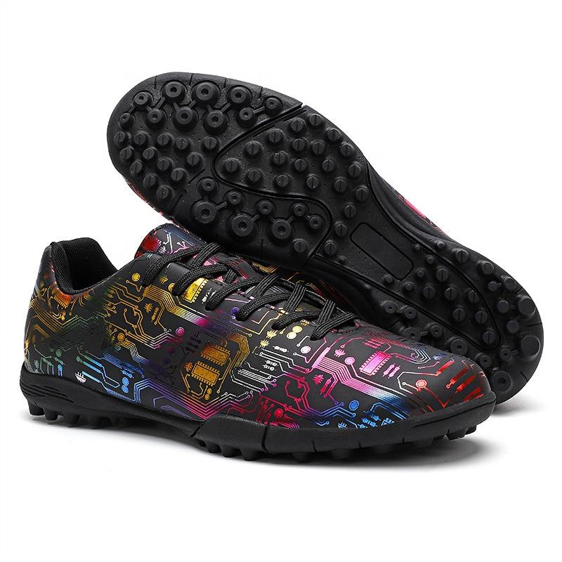 High quality design outdoor high top comfortable training turf football shoes FG TF football shoes