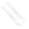 2pcs Teasing Combs with Metal Prong, Double-Head Hair Picking Comb Fork Comb Tool for Women Fine & Thick Hair Styling Salon - Fluffing & Styling