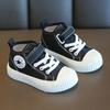Kids High Top Canvas Shoes Spring Autumn Boys Girls Non Slip Soft Sole Casual Sneakers Baby Flat Shoes