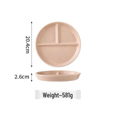 ZISIZ Ceramic Kids Divided Plate