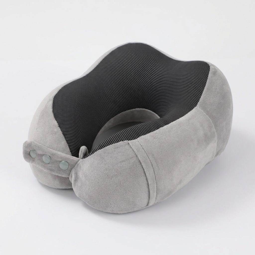 

Memory Foam U-shaped Travel Neck Pillow - Portable Airplane Sleep and Support Cushion 28*25*15 cm