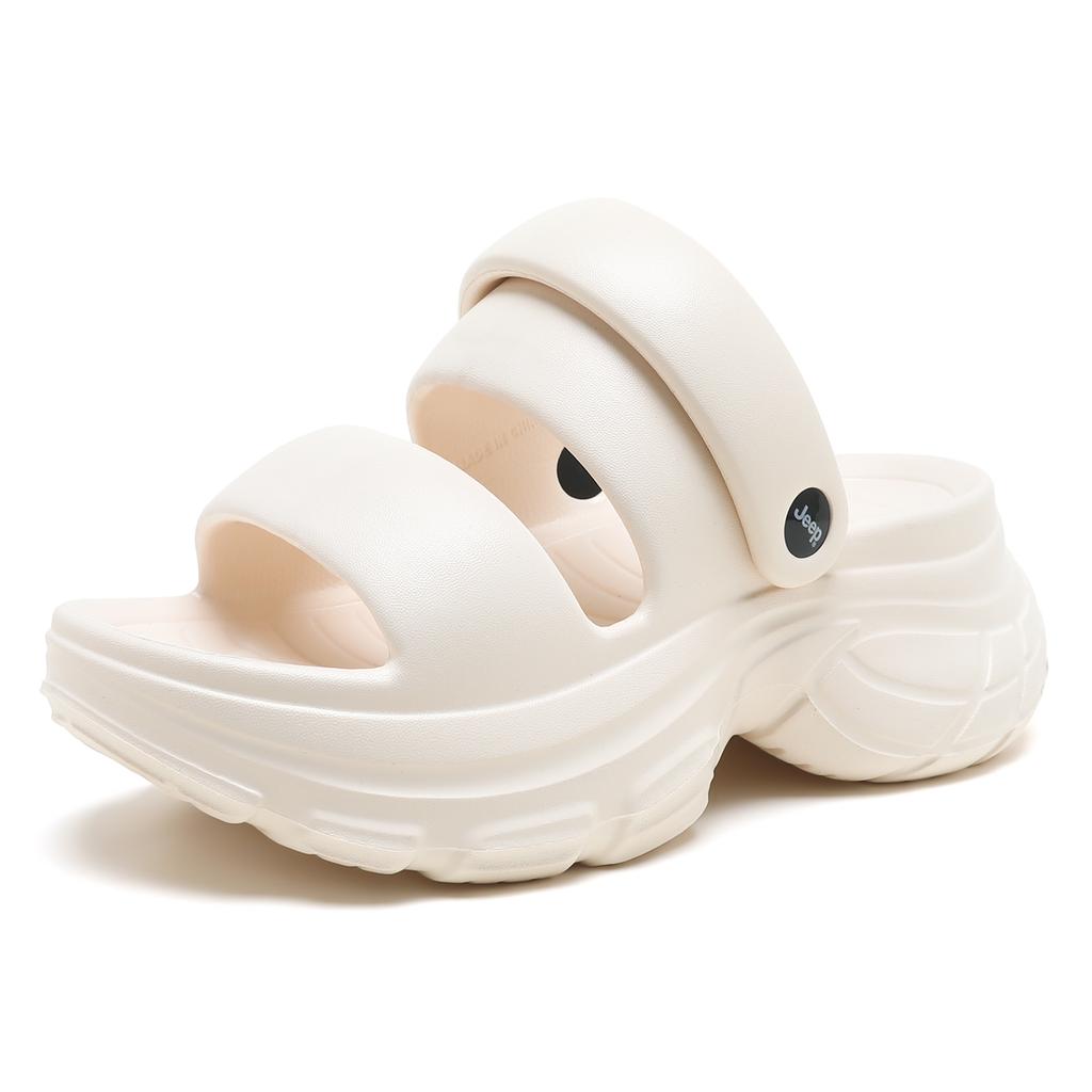 Jeep EVA Daily Commuting Casual Beach Sandals Women sandals Off-White P750W14677-3