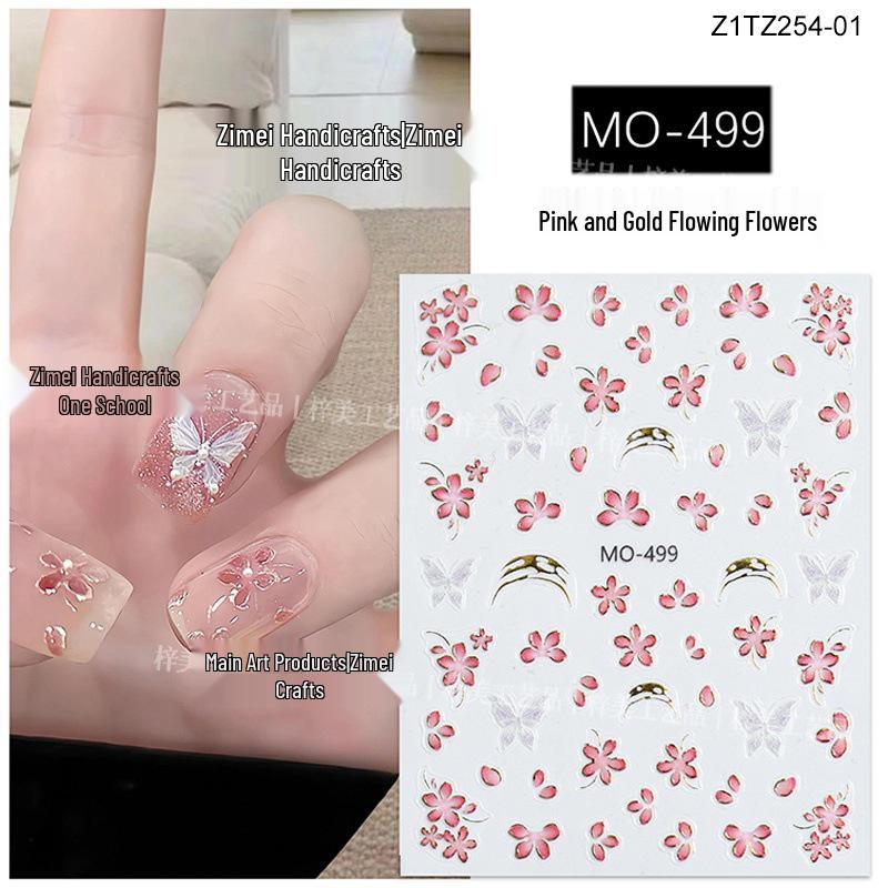 

Cherry Blossom & Butterfly 3D Nail Art Stickers - New Spring 2025 Collection