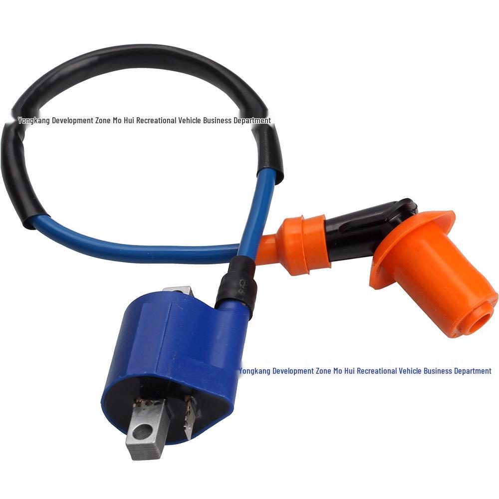 High-Voltage Ignition Coil for Off-road Motorcycle, ATV, Dune Buggy, Scooter GY6, CG125 150-250cc - Orange