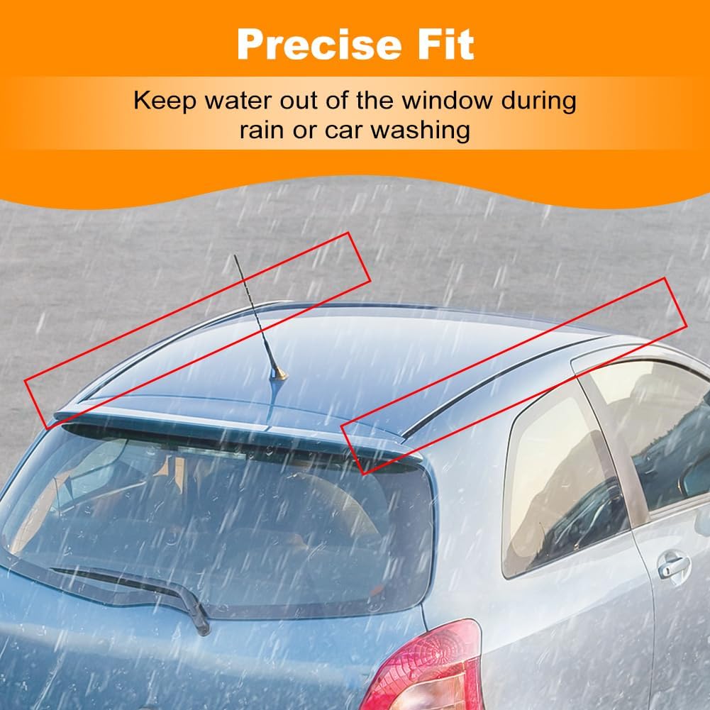 Benzi JDMON pentru scurgerea apei de pe plafon, Garnitură de etanșare compatibilă cu Toyota Yaris Hatchback 2007 2008 2009 2010 2011, Înlocuiește 75551-52130, Stânga și Dreapta, 2