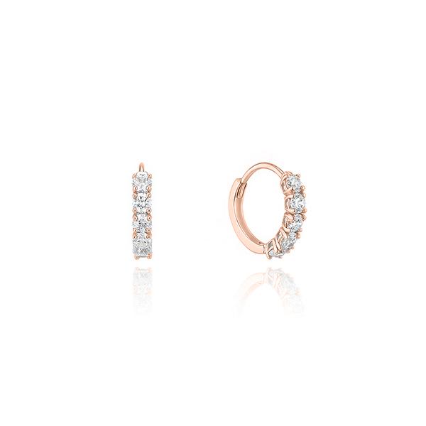 Lloyd Tennis One-Touch 10K Gold Earrings (S) Lofp2001D