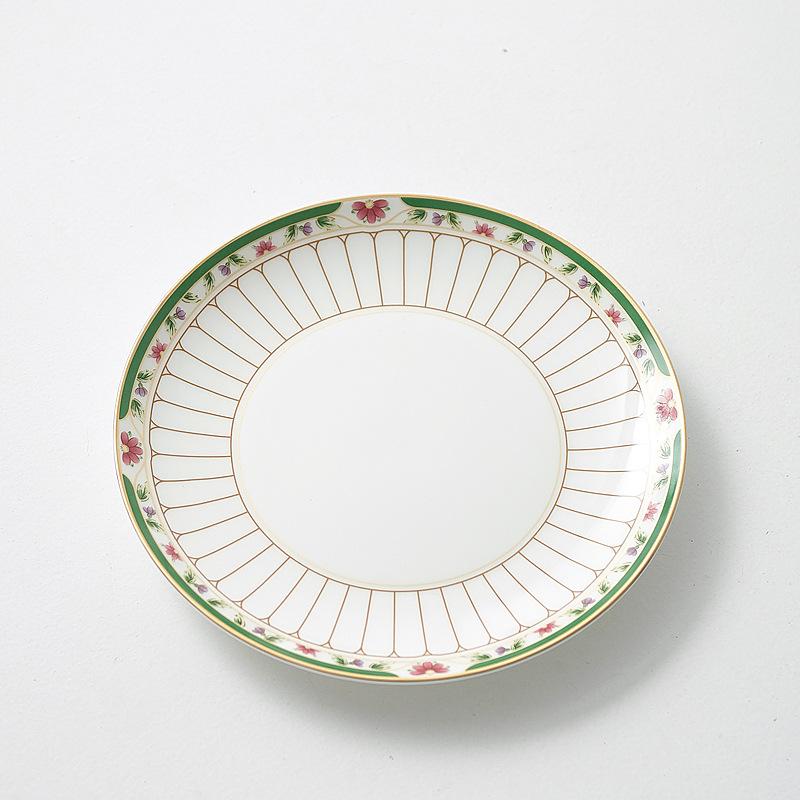 Classical Gold-plated Stripes Ceramic Cup&saucer Dining Table Coffee Cup Milk Mugs Afternoon Tea Teacup Fruit Juice Container