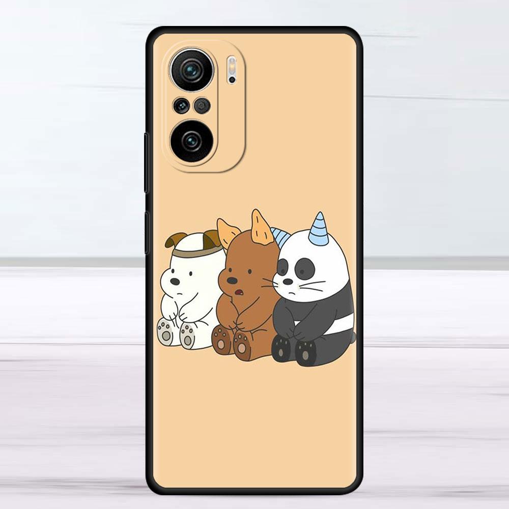 

Милый чехол We Bare Bears для Xiaomi Redmi Note 11 9S 10 9 8 7 9A 9C 9i K40 8T 10C 9T K50, силиконовый чехол для телефона Redmi K50 Gaming