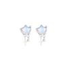 Exquisite Blue Series Luxury Stud Earrings for Women: Elegant, Versatile, and Stylish.