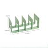 Transparent Book Riser Student Desktop Organiser Divider Shelf Book FileBook Rack Office Data Shelf Baffle