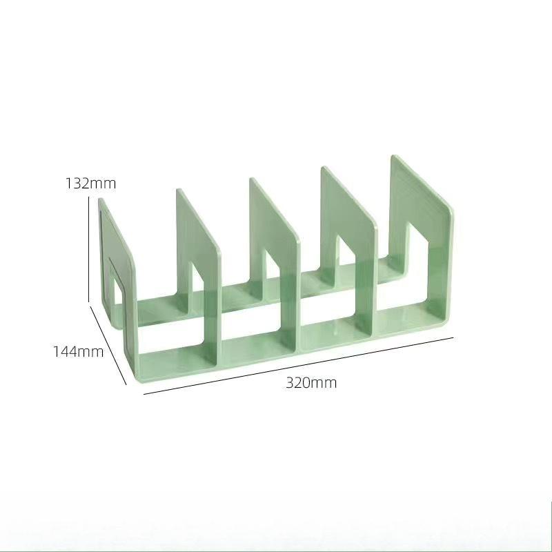 Transparent Book Riser Student Desktop Organiser Divider Shelf Book FileBook Rack Office Data Shelf Baffle
