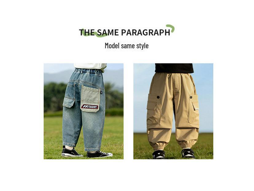 Nausicaa Spring 2025 Plaid Faux Two-Piece Letter T-Shirt for Boys – Trendy Korean Style