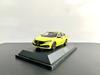 Dongfeng Honda 2021, 10th Generation Sedan Civic Yellow Car Model 1:43 Simulation Model Central Control Internet Celebrity