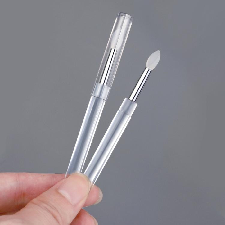 Professional Nail Art Silicone Brush for Easy Application of Mirror Powder