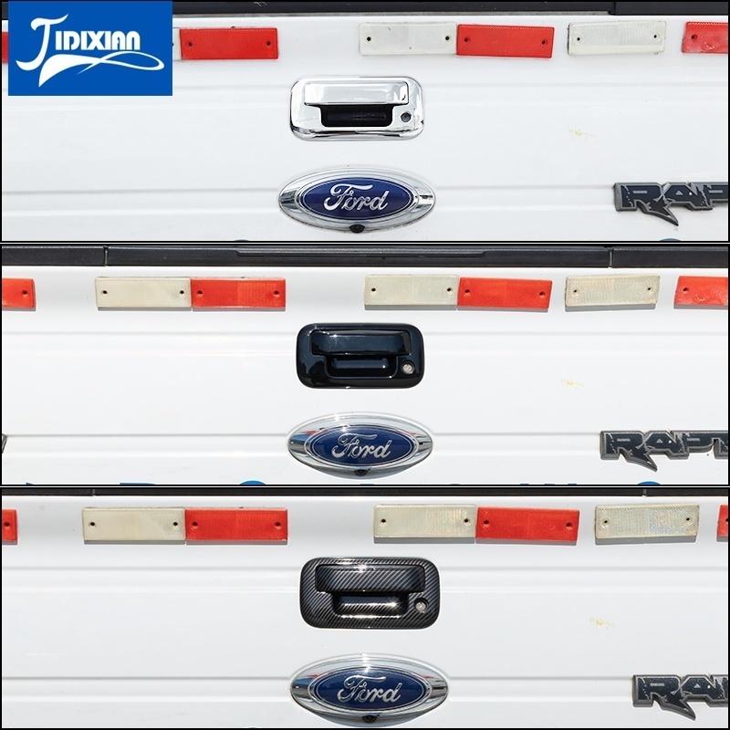 JIDIXIAN Auto Heck Heckklappe Tür Haltegriff Dekoration Abdeckung Zubehör, für Ford F150 2009 2010 2011 2012 2013