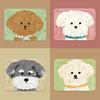 Cute Puppy Non-Slip Gaming Mouse Pad - Small, Thickened Desk Mat with Stitched Edges for Internet Cafes and Esports.