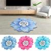 Pastoral Lotus Floor Mat Special-shaped Door Gasket Flower Carpet  Living Room Tea Table Bedside