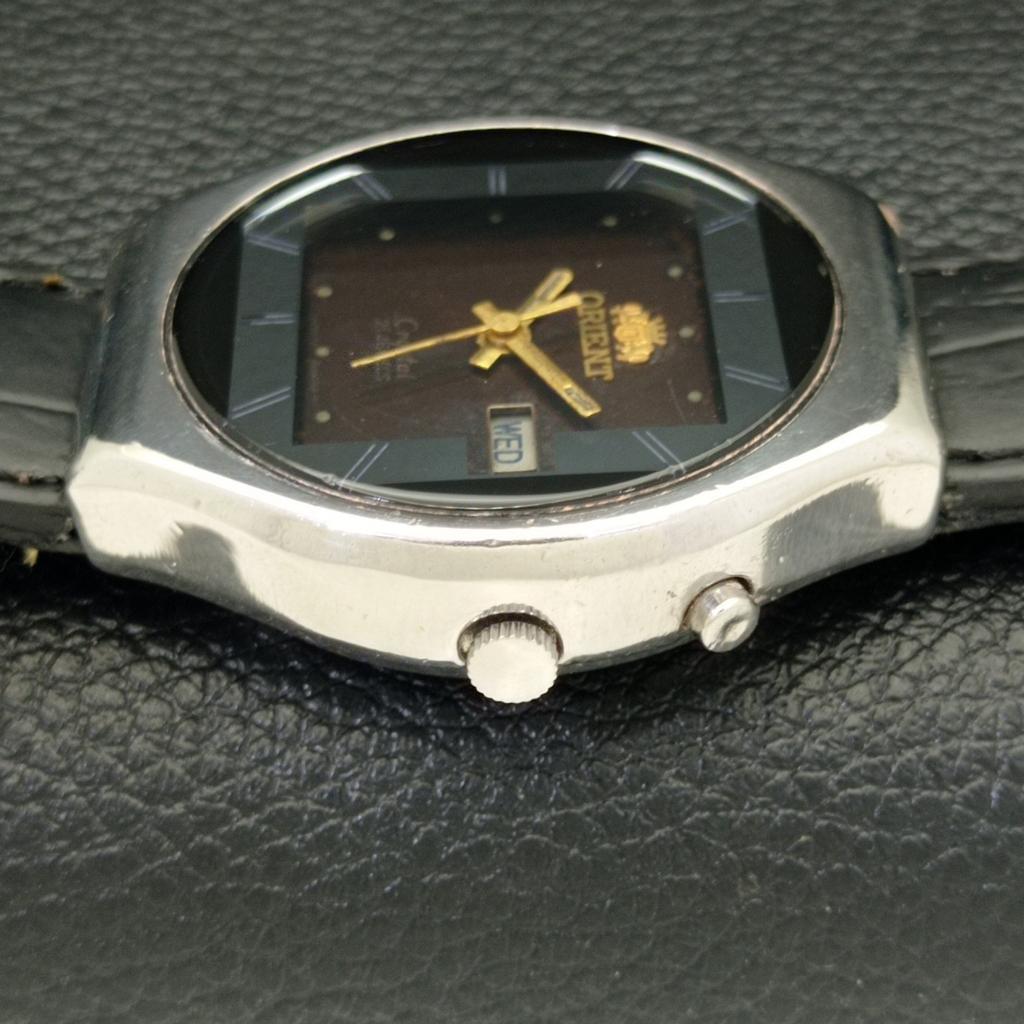 USED VINTAGE ORIENT AUTOMATIC 46943 JAPAN MENS ORIGINAL DIAL WATCH a436623-2 R123a-a436623