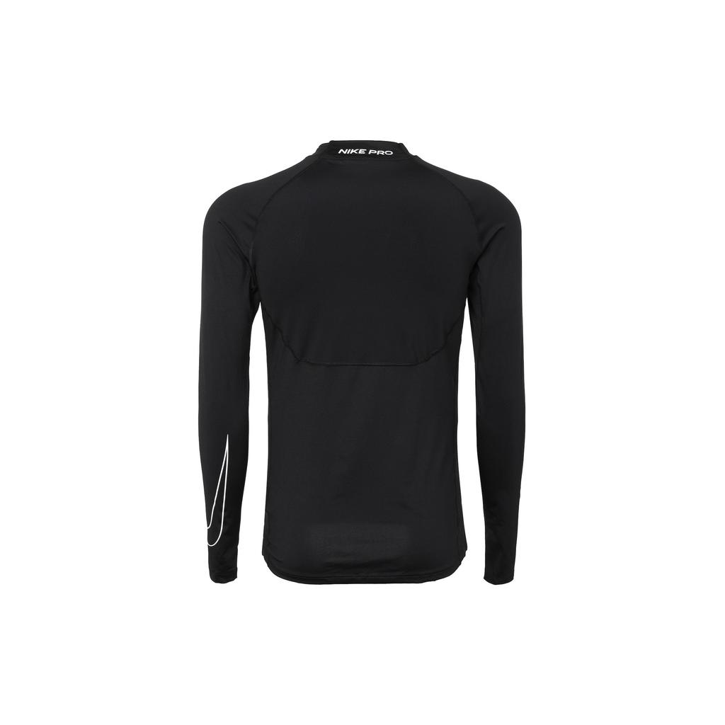 Nike Running Training Fitted Long-Sleeve Gym Top Men Tops Black DD1987-010