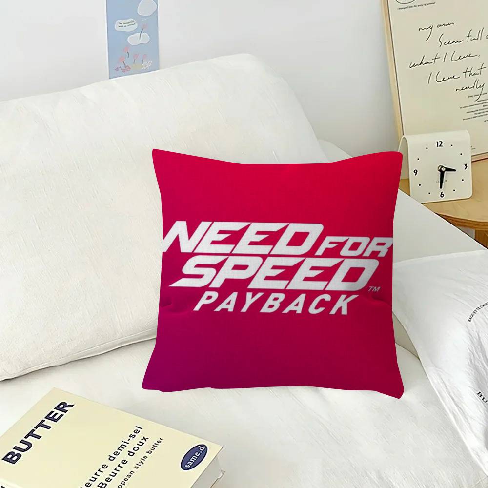 Rally N-n-need For Speed   Personalized Pillow Dust Cover Bedroom Kids Party Decoration Pillowcase Birthday Children Gift