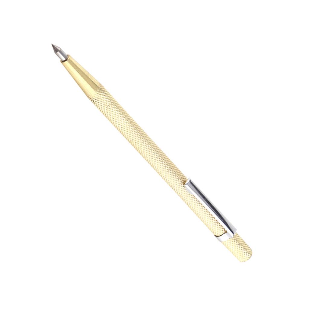 Tragbares Anreißwerkzeug Gravurstift Werkzeug Glas Keramik Gravierer Anreißwerkzeug (Gold)