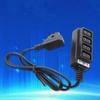 D-Tap Male Plug To One Point Four Female Distributor Battery Conversion Cable D-Tap Male To 4 Port Female Adapter