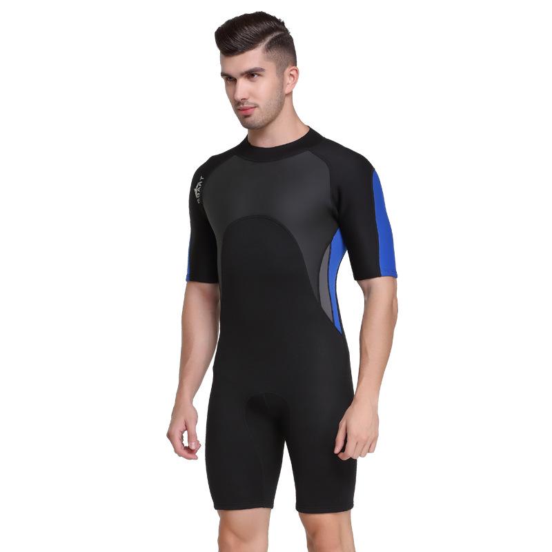 Sbart Muta Unisex a Maniche Corte 2mm: Tuta Medusa Calda per Snorkeling & Surf con Protezione Solare