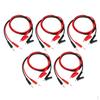 10 Pieces 15A 4mm Banana Plug To Alligator Clip and Clamp Test Probe Cable Lead