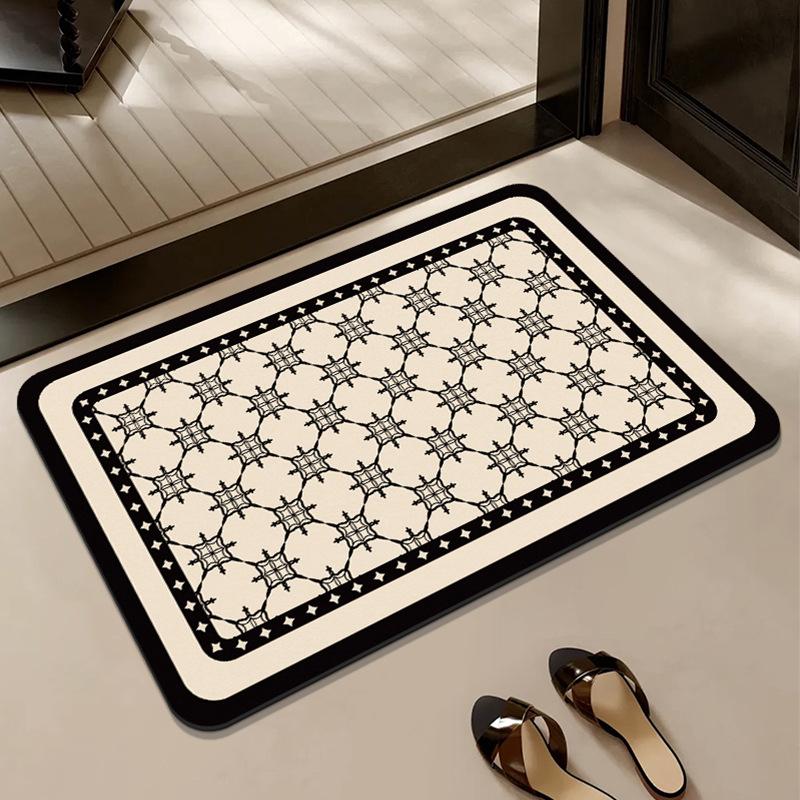 

Килимок для ванної кімнати в стилі Сяосянфен, Спеціальний діатомовий мул для ванної кімнати, Водопоглинаючий нековзкий килимок для підлоги, Стійкий до бруду та швидковисихаючий покриття для підлоги біля 40 * 60Cm (diatom mud)