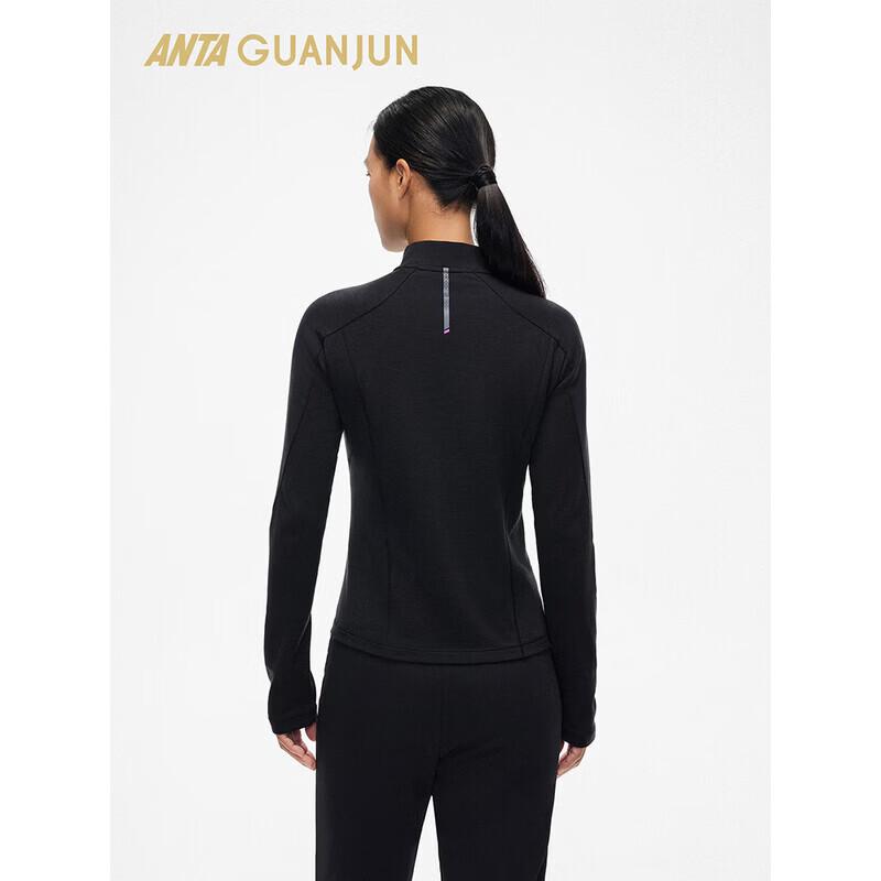 ANTA Women's Champion Wool Blend Half-Zip Long Sleeve Top