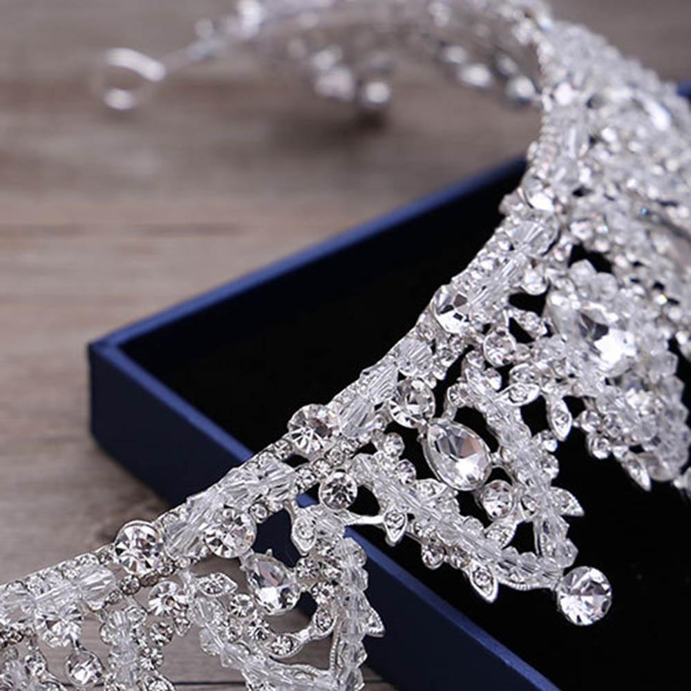 Gorgeous Bling Diadem Jewelry Crystal Rhinestone Headwear Tiara Crown Hair Accessories Headband