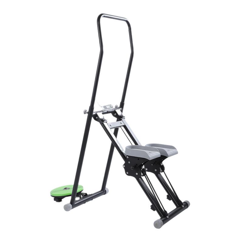 Foldable Home Stair Climber Stepper: Multi-Function Fitness Twist Waist Machine