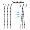 ABMH-Hanging Plant Chain, Black Chain For Hanging Bird Feeders Planters Lanterns Baskets Billboards Wind Chimes Ornaments