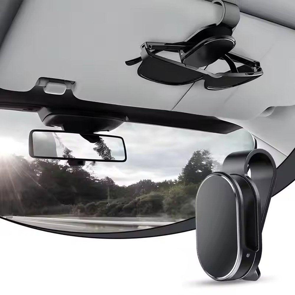 Stylish Car Visor Clip Eyeglasses Hanger Multi-functional Sunglass Organizer  For Truck Vehicle