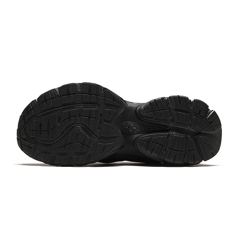 Anta Star Moon Shock Absorption Non-Slip Wear-Resistant Low-Top Dad Shoes Women Sneaker Gray Black 922418880-2