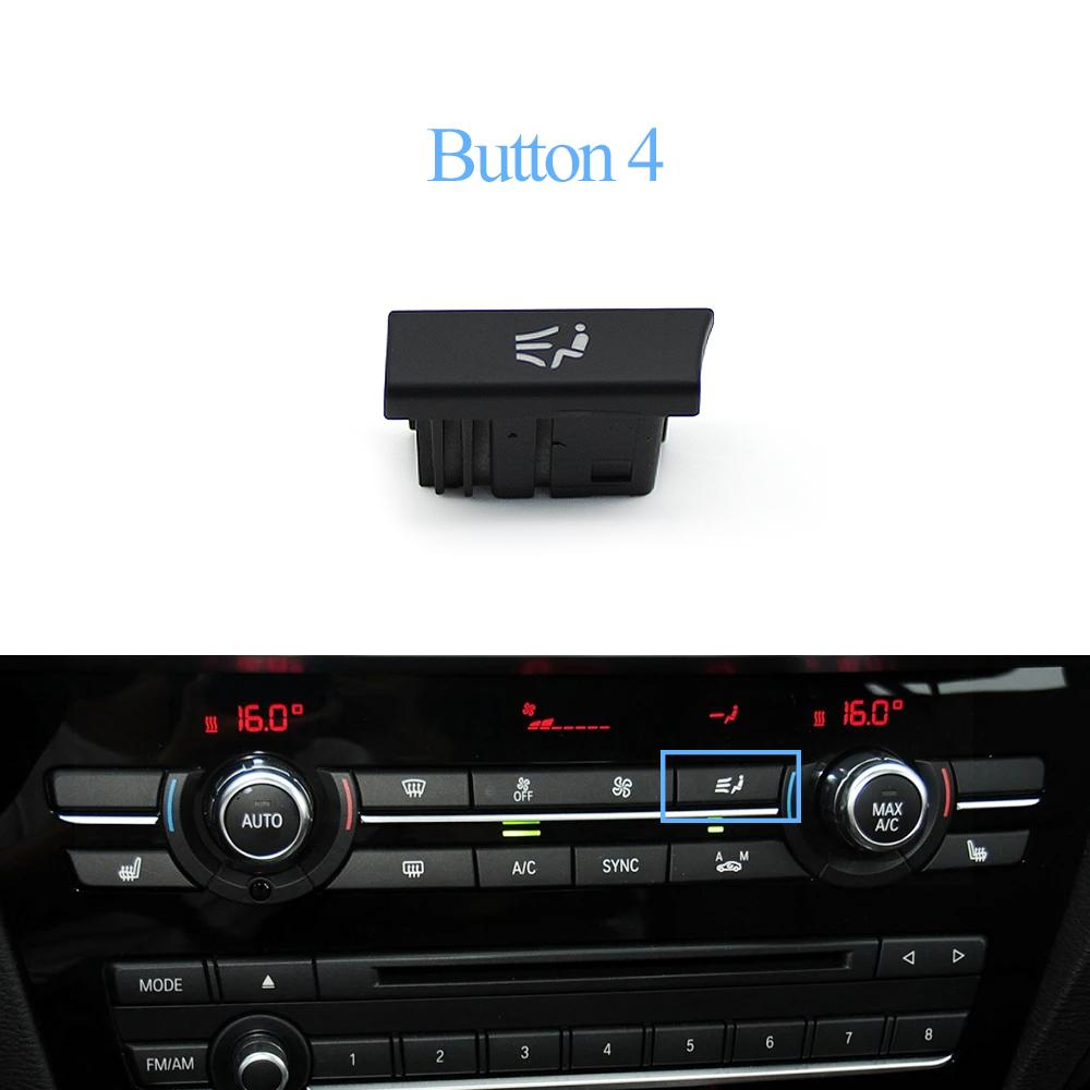 Dashboard AC Button Air Conditioning Venlitation Temperature Control Cap Repair Kit For BMW X3 F25 2014-2017 X4 F26 2013-2018