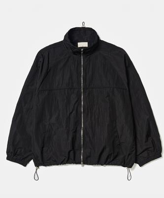 Andagain Line Piping Windbreaker (Black