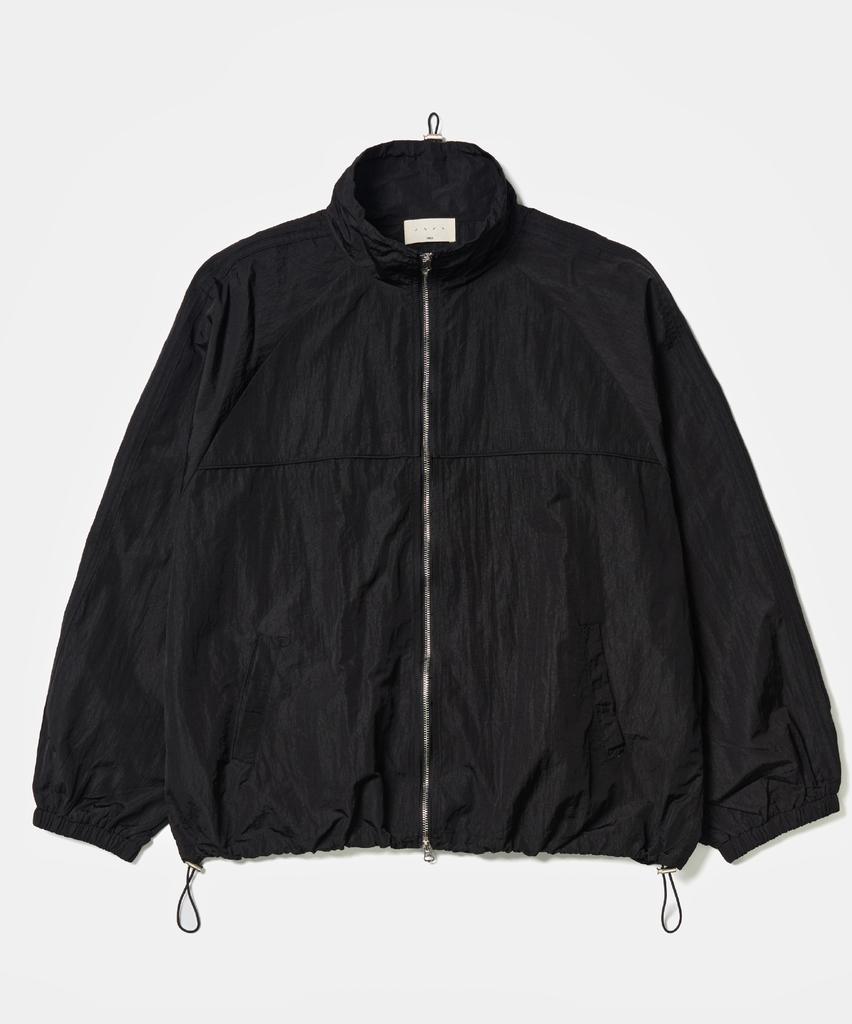 Andagain Line Piping Windbreaker (Black