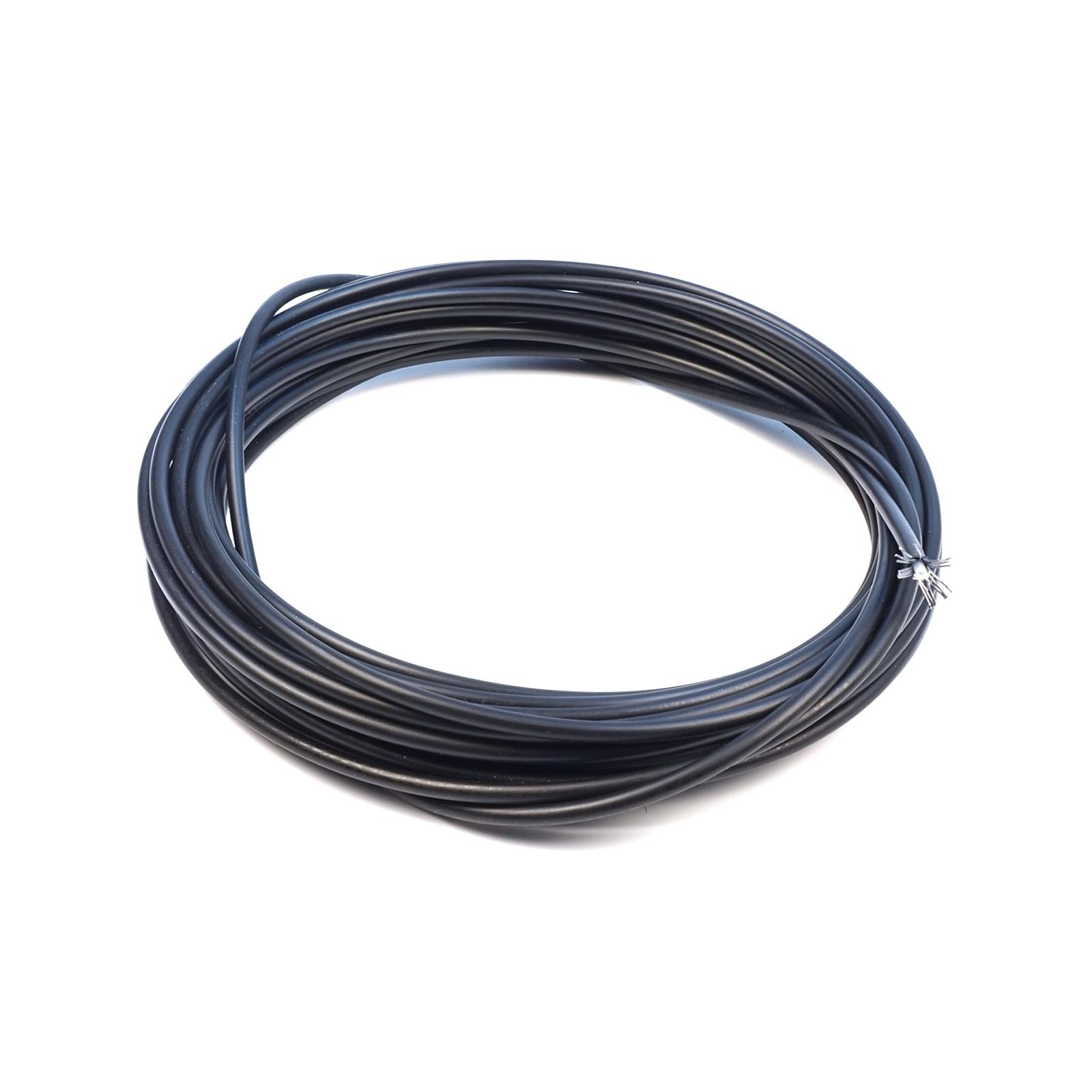

EWR5629 Steel Cable Rope Wire Sound Isolation Protection Hose Inner Diameter 1.2 mm Outer Dia 4 mm Length 10 Meters for Universal Many Car Motorcycle