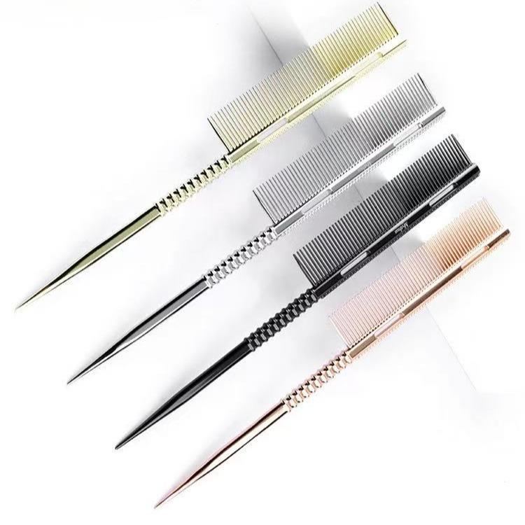 Anti-static Aluminum Tail Comb for Professional Hairdressing and Highlighting