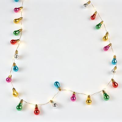 1m / 3.28ft Dollhouse String Lights Colorful Mini Christmas Tree Lights String  Scene Ornament