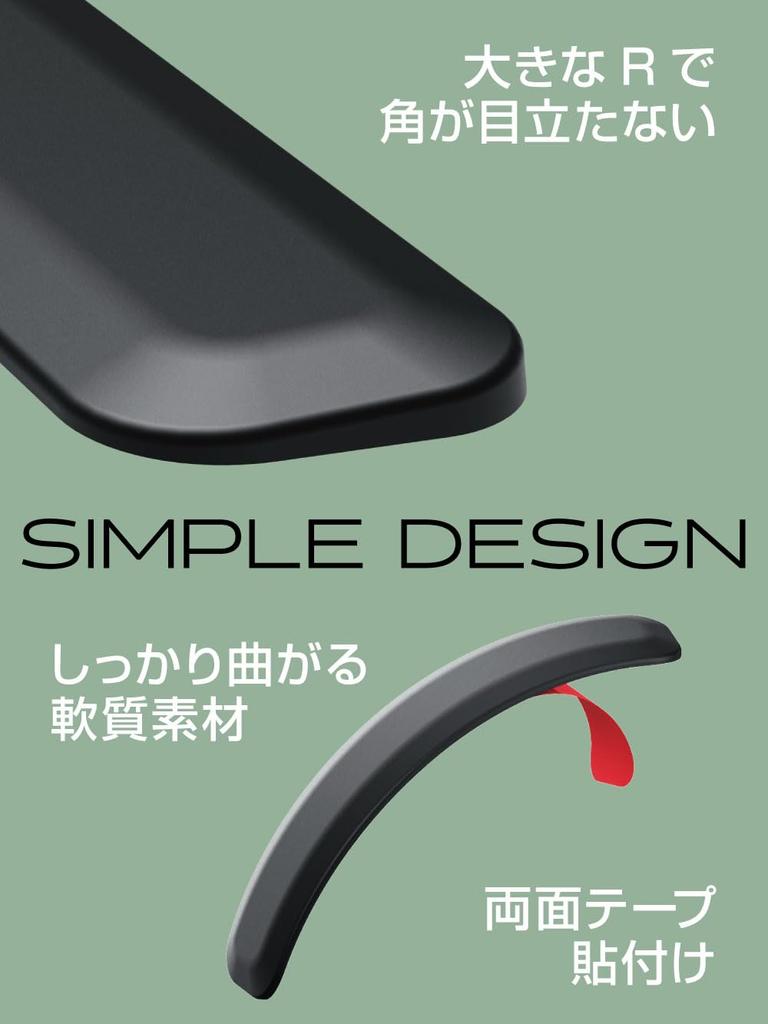 Seikou Sangyo EXEA EW-158 Car Exterior Goods Matte Black Protector