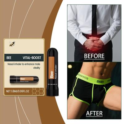 Men's Vitality Nasal Suction Stick Boosts Energy Men's Nasal Suction Stick Prostate Health Inhaler.1,8ml